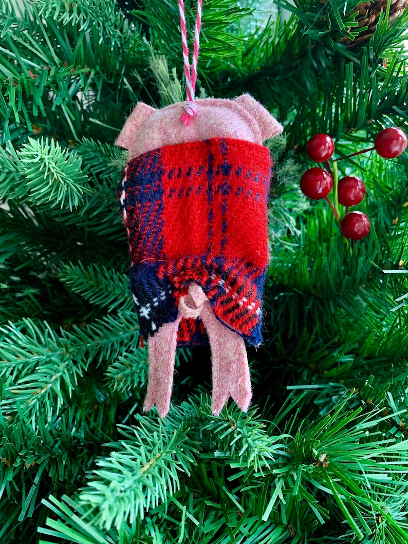 Pigs in blankets Christmas decoration
