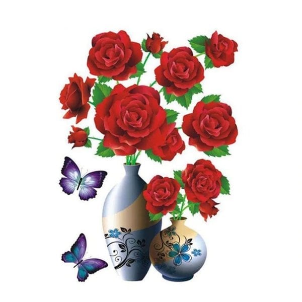 🌸3D Vase Sticker (BUY 3 GET 10%OFF)