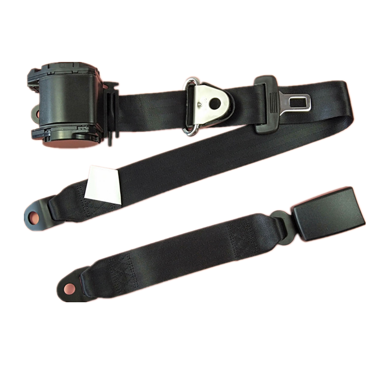 Universal 3 Point Inertia Seat Belt Kit Car Truck Adjustable Safety Belts