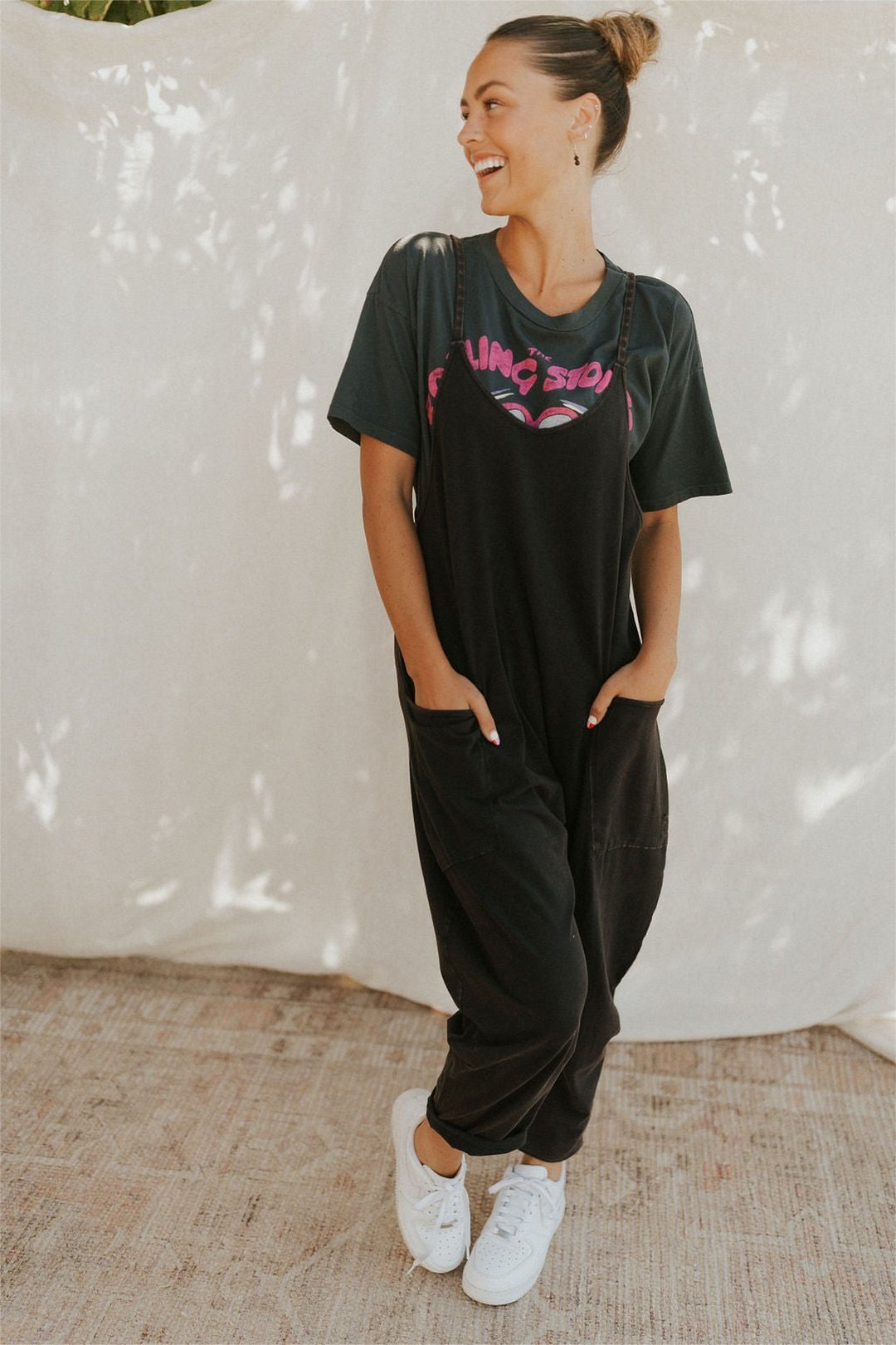 LAST DAY 49% OFF - Wide Leg Jumpsuit with Pockets (Buy 2 Free Shipping)