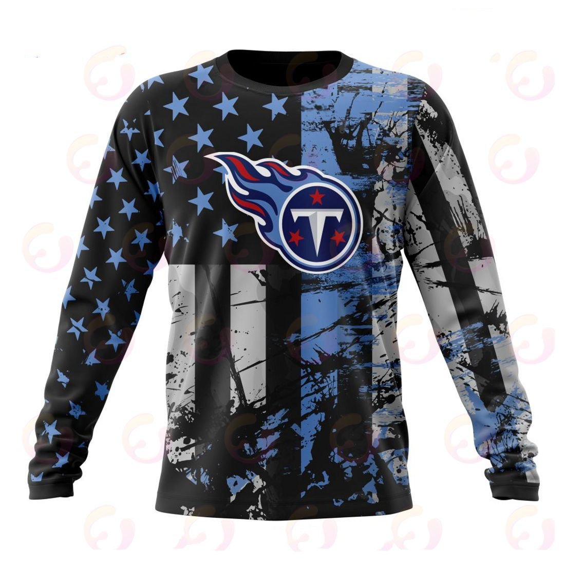 TENNESSEE TITANS 3D HOODIE JERSEY FOR AMERICA