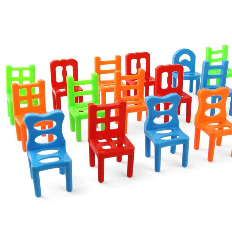 (🌲Early Christmas Sale- SAVE 48% OFF)Chairs Stacking Tower Balancing Game-BUY 2 SETS GET 1 SET NOW！
