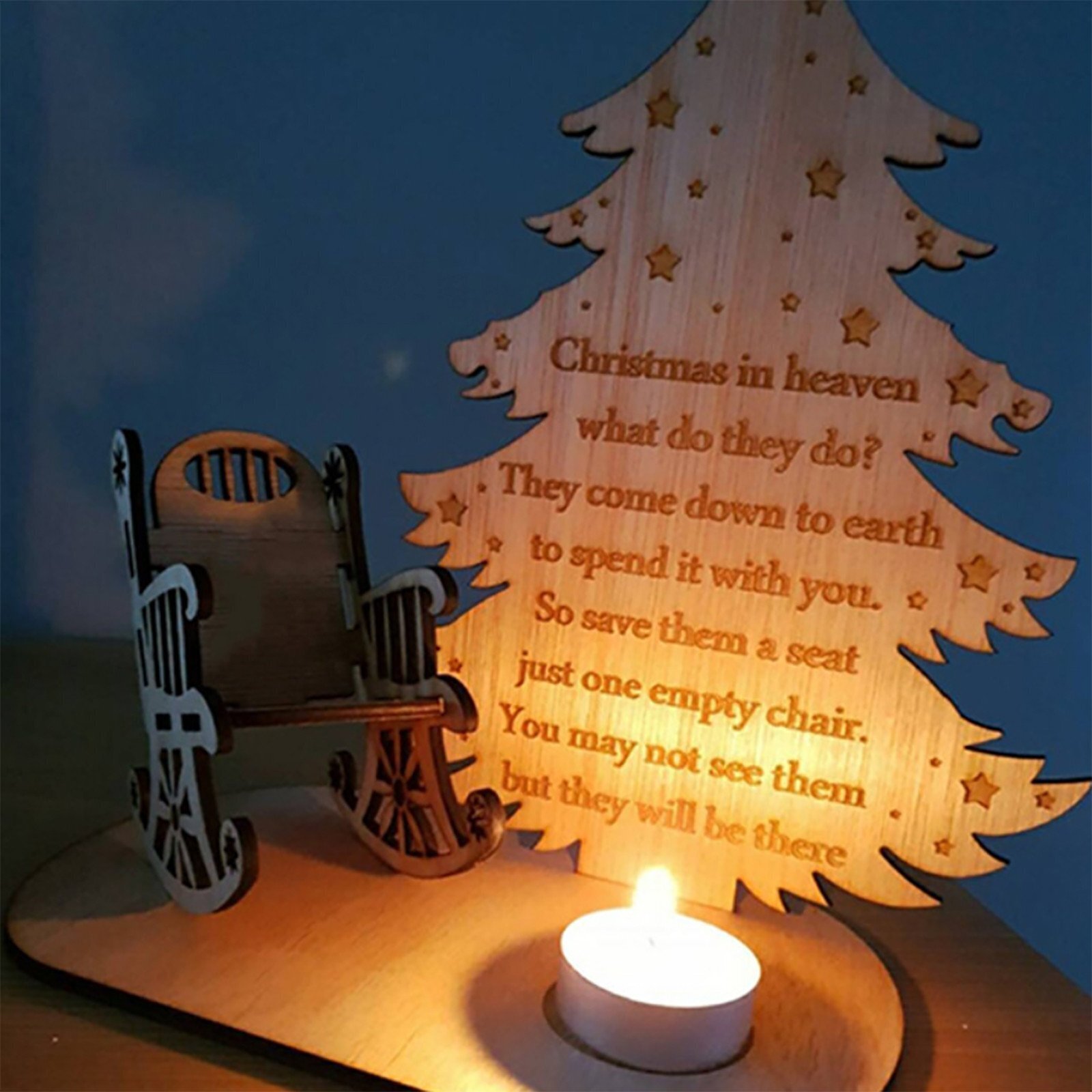🔥HOT SALE - 49% OFF🔥Christmas Candle Memorial Display to Remember Loved Ones