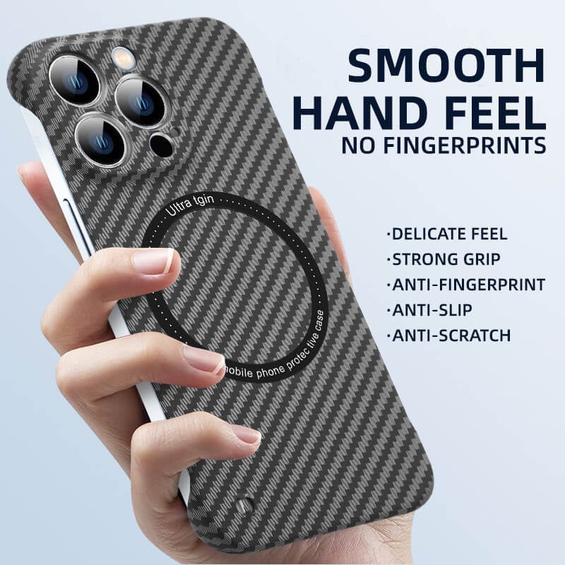 iPhone Carbon Fiber Magnetic Case