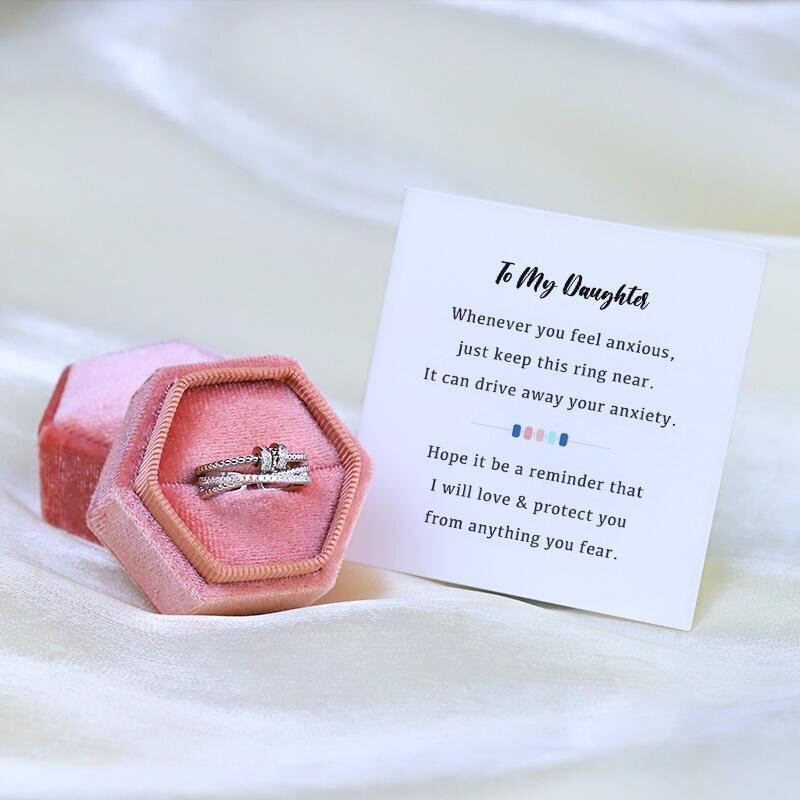 💓For Daughter- Drive Away Your Anxiety Fidget Rings 🎁💕