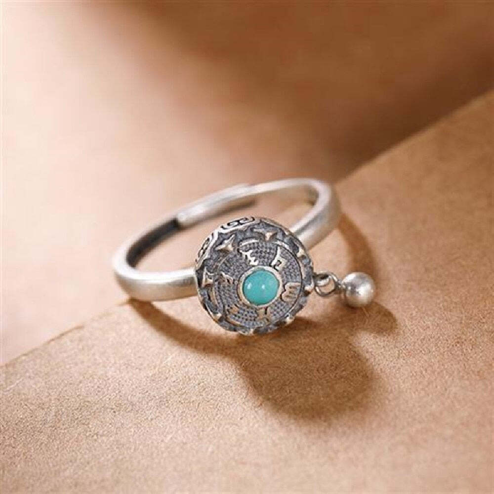 Traditional Lotus Anxiety Relief Ring