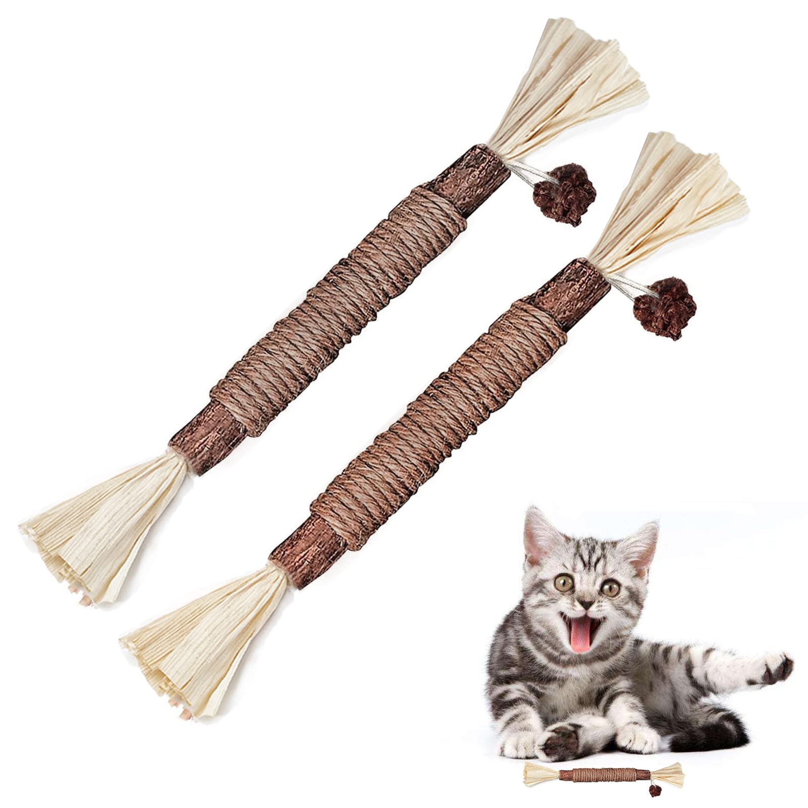🎅EARLY CHRISTMAS SALE - 48% OFF🎄-😺Natural Silvervine Stick Cat Chew Toy-BUY 5 GET 5 FREE & FREE SHIPPING