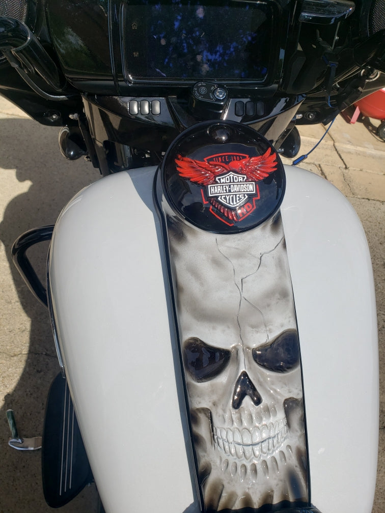 H&D TOURING CONSOLE EAGLE AND SKULL THEME