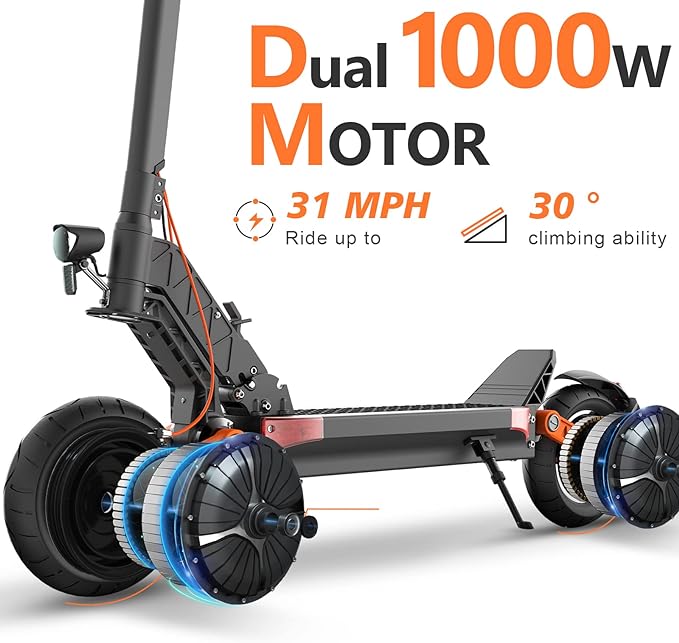 JOYOR Electric Scooter,2000W/800W Motor Scooter for Adults up to 37/31MPH & 54/34 Miles Ranges