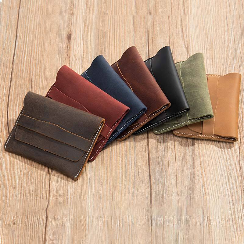 Vintage Hand-made Genuine Leather Purse