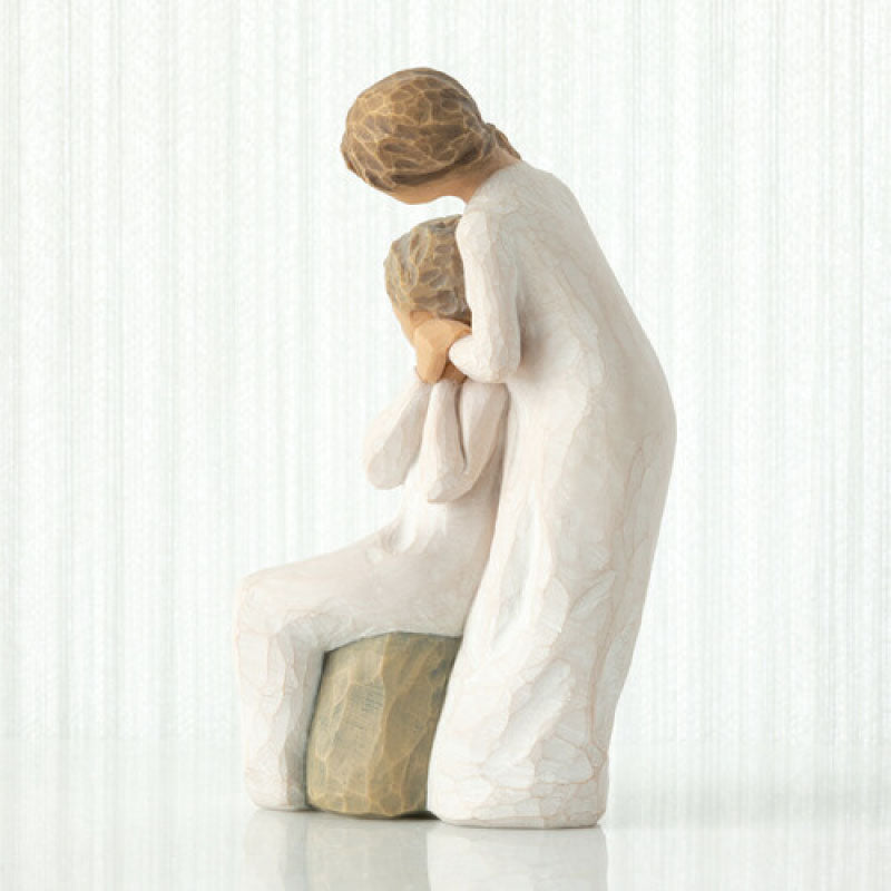 Loving My Mother, Sculpted Hand-Painted Figure