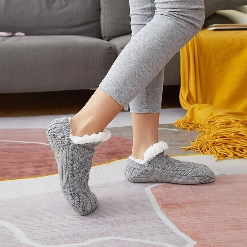 Indoor Non-slip Thermal Socks✅ Bye to Numbness, Pain and Swelling ✅ Foot issues and sensitive feet ✅ Help increase blood flow and circulation
