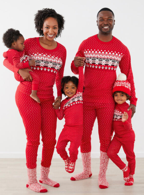 Fashion Christmas print pajamas set