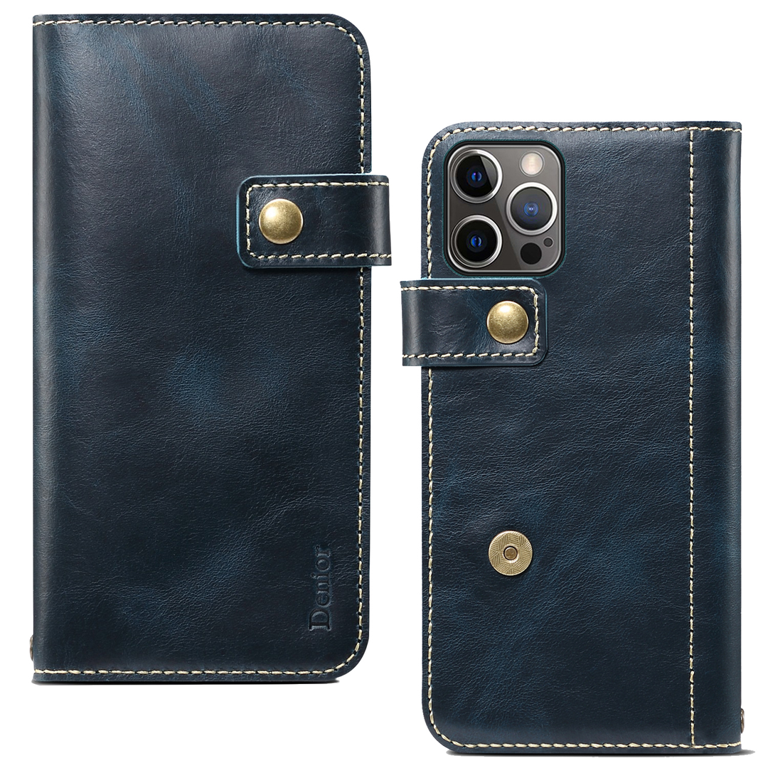 Leather Flip Multifunctional Business Case Cover for iPhone