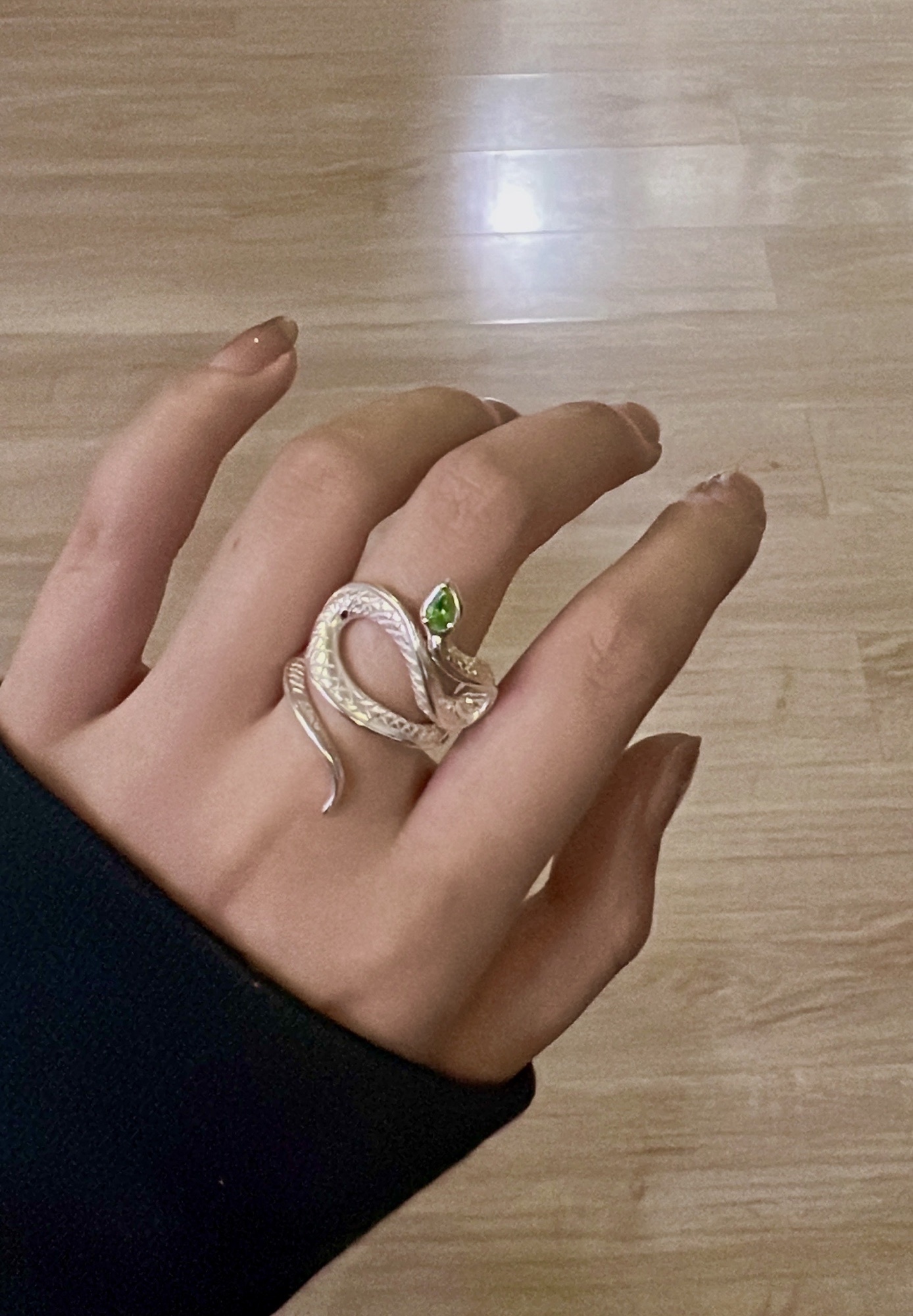 Topaz Spirit Snake Ring
