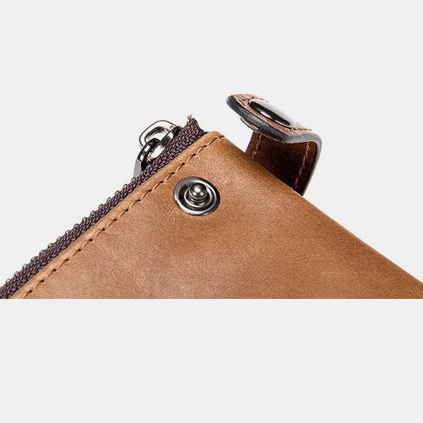 RFID Anti-Theft Multi-Card Leather Wallet
