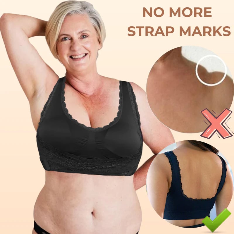 🎁LAST DAY SALE-49% OFF🎁Comfy Corset Bra Front Cross Side Buckle Lace Bras
