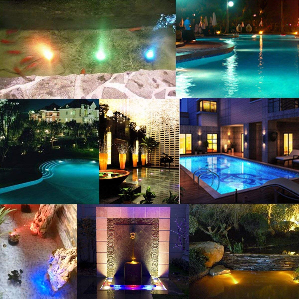 🔥50% OFF!-16 COLORS SUBMERSIBLE LED POOL LIGHTS