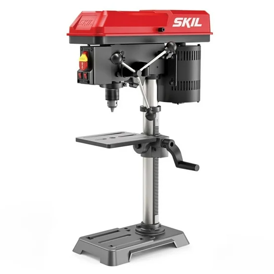 SKIL 6.2 Amp 10 In. 5-Speed Benchtop Drill Press with Laser Alignment & Work Light