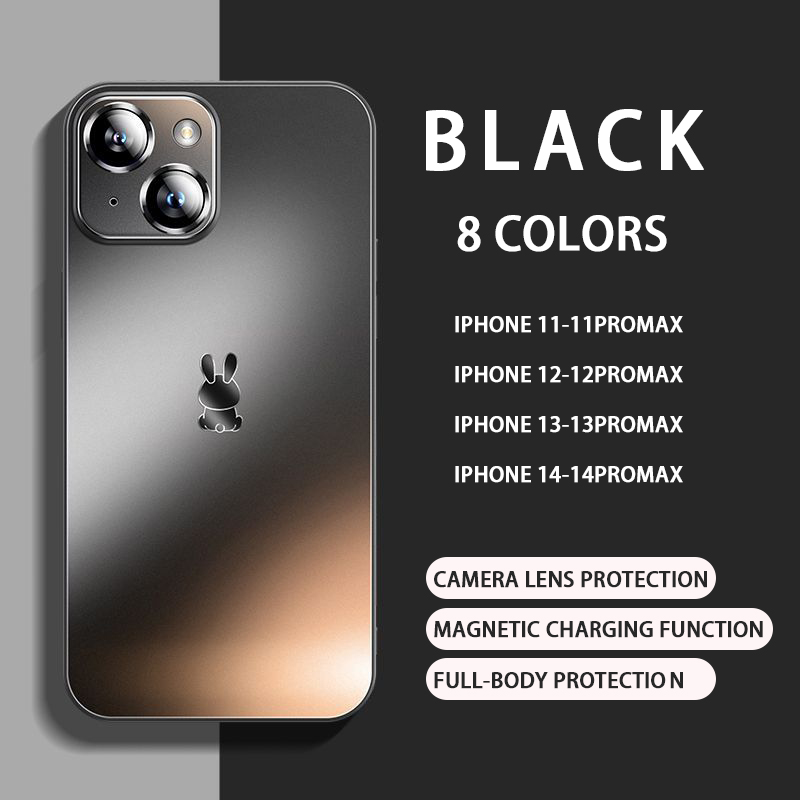 2023 New Ultra-thin Frosted AG Glass Case Cover For iPhone