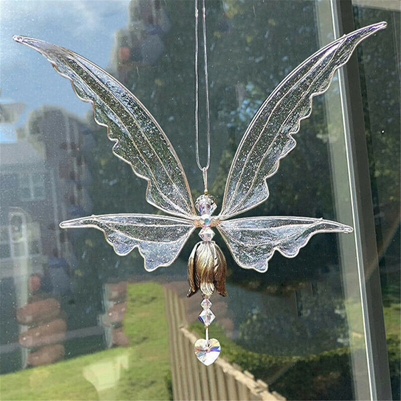 NEW! Fairy Suncatcher  - New Garden Art Metal Hanging