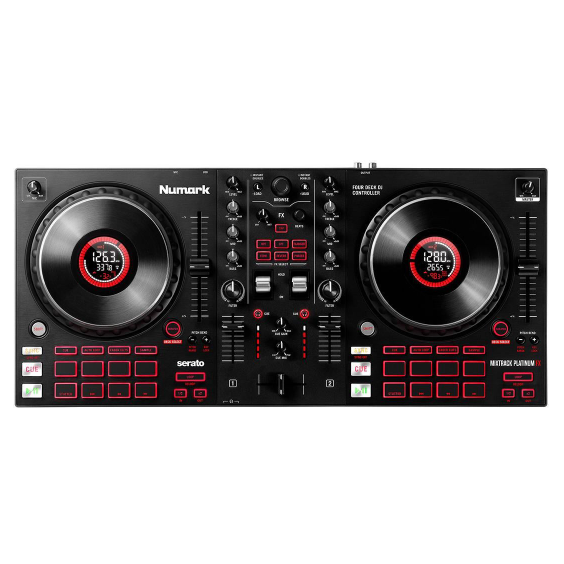 Numark Mixtrack Platinum FX DJ Controller for Serato with 4 Deck Control