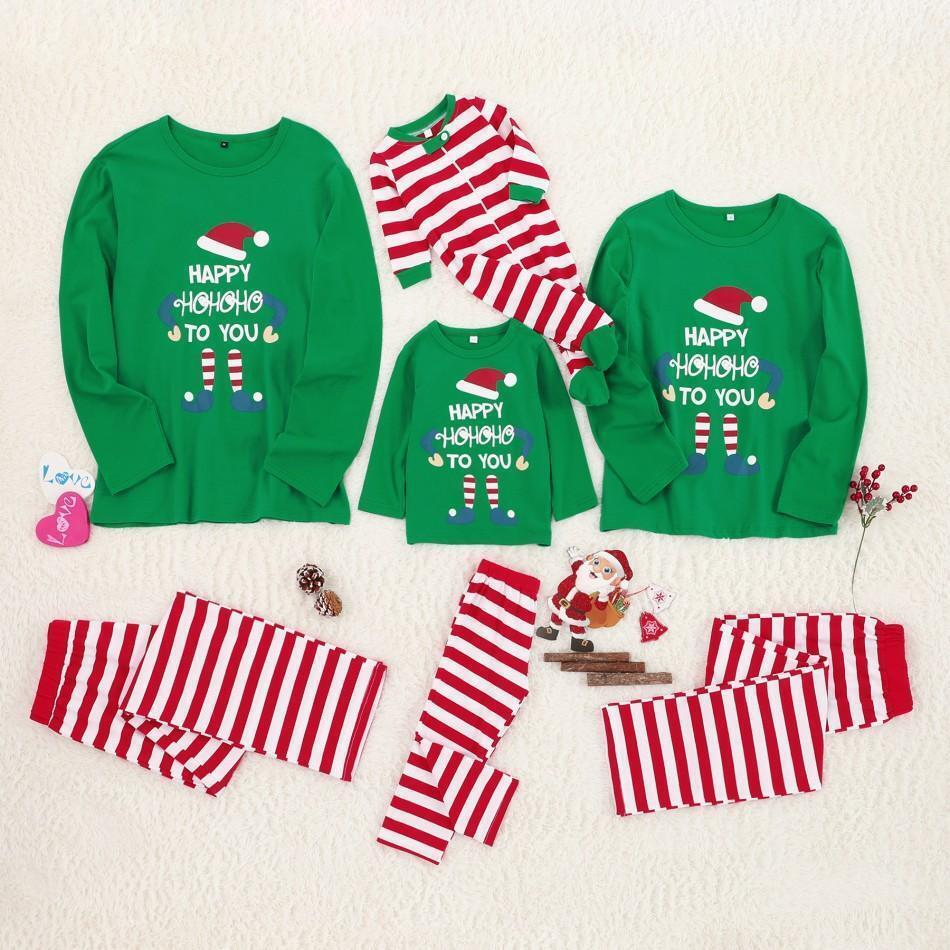 This Family is An Elf Family Plaid Christmas Matching Pajamas Set