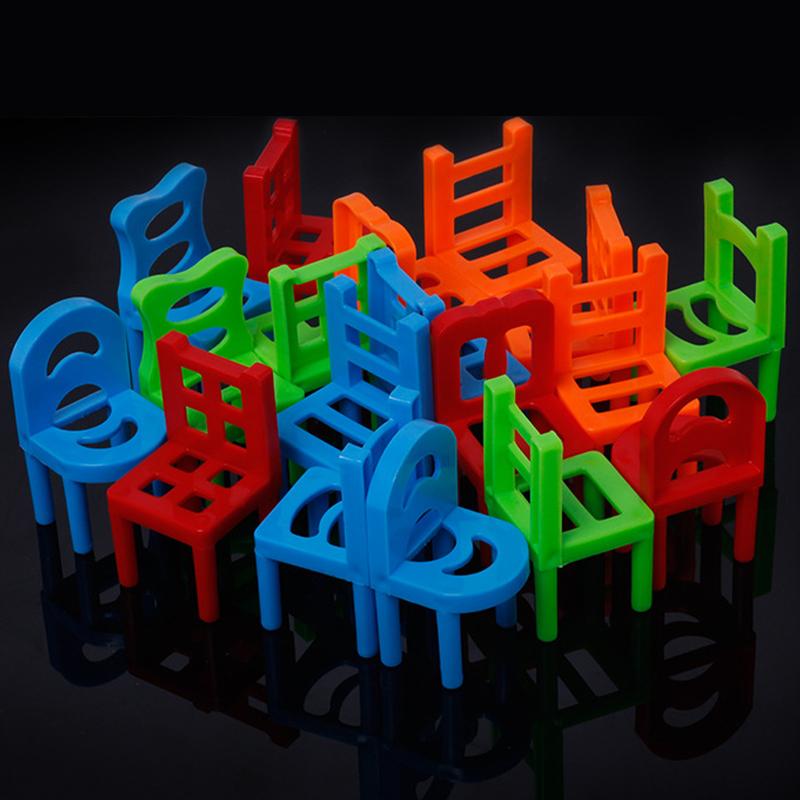 (🌲Early Christmas Sale- SAVE 48% OFF)Chairs Stacking Tower Balancing Game-BUY 2 SETS GET 1 SET NOW！