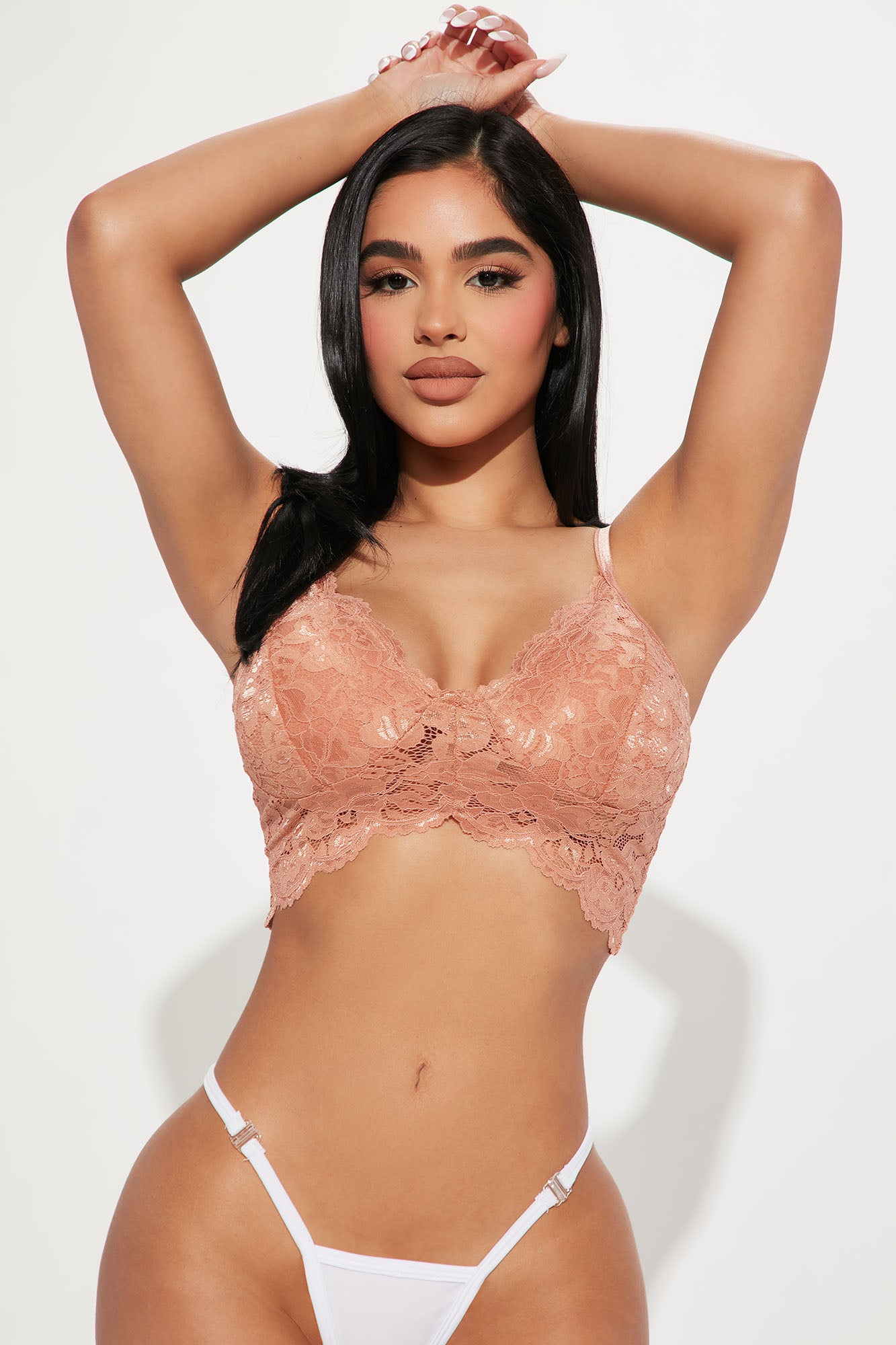 Looking For More Lace Bralette - Mocha