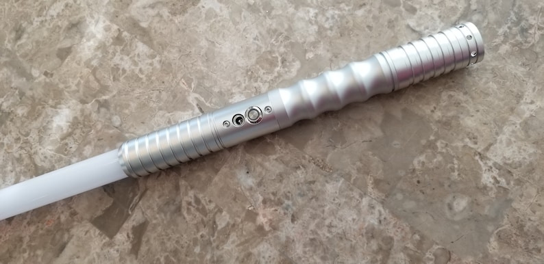 Color Changing Lightsaber with Sound – Extremely Durable, Attractive Silver Hilt, Aluminum