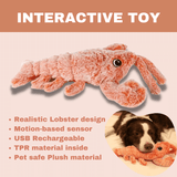 Floppy Lobster interactive dog toy