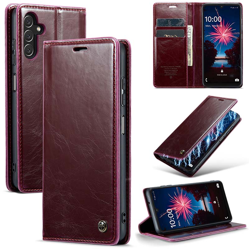 Luxury Flip Leather Phone Case for Galaxy A15