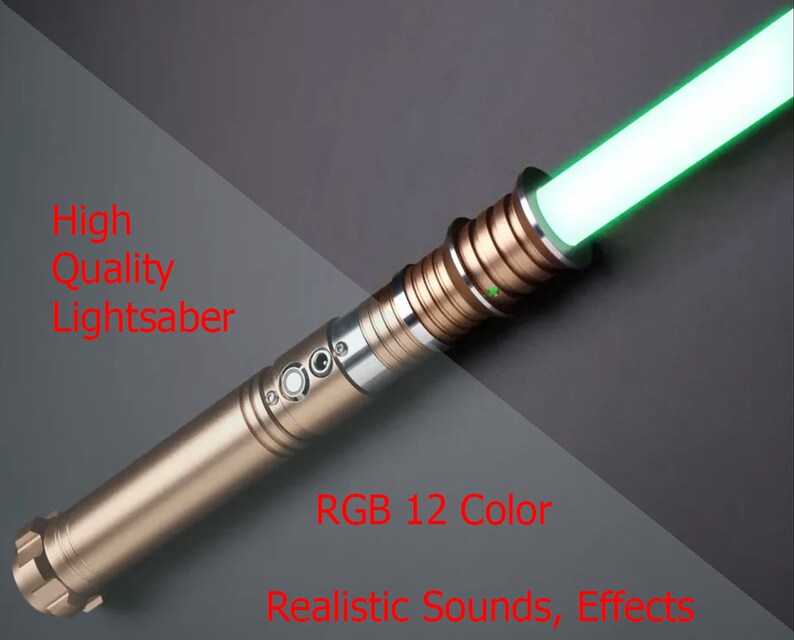 Lightsaber V, Removable PC blade, Saberforge,  aluminium hilt, RGB 12 color, Lightsaber hilt with blade, with USB charging cable, 6 set sound.