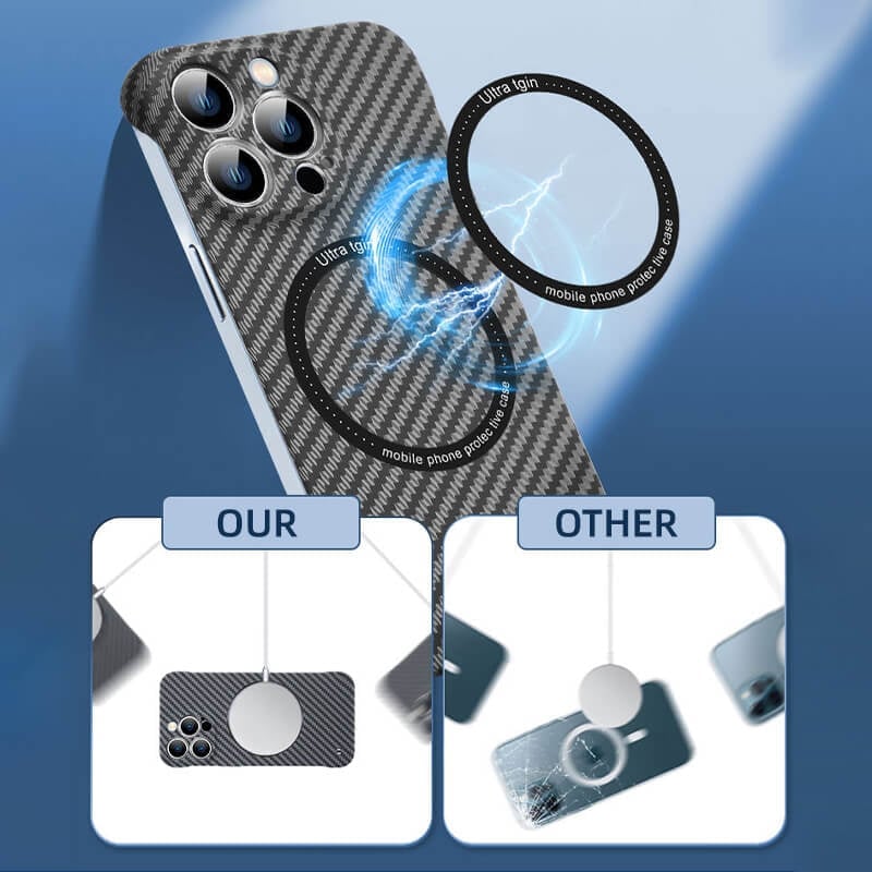 iPhone Carbon Fiber Magnetic Case