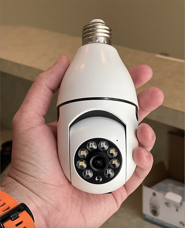 The Original BulbCam360 – Wireless Smart Security Cam