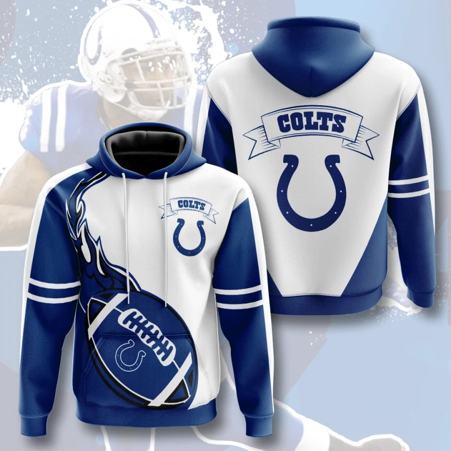 INDIANAPOLIS COLTS 3D HOODIE IICC005