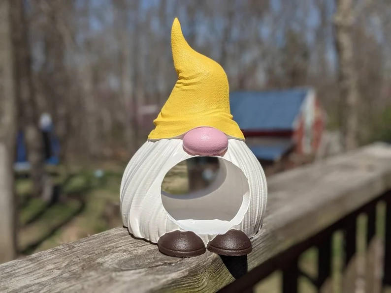 Handmade Gnome Bird Feeder--Gift for friends,Family