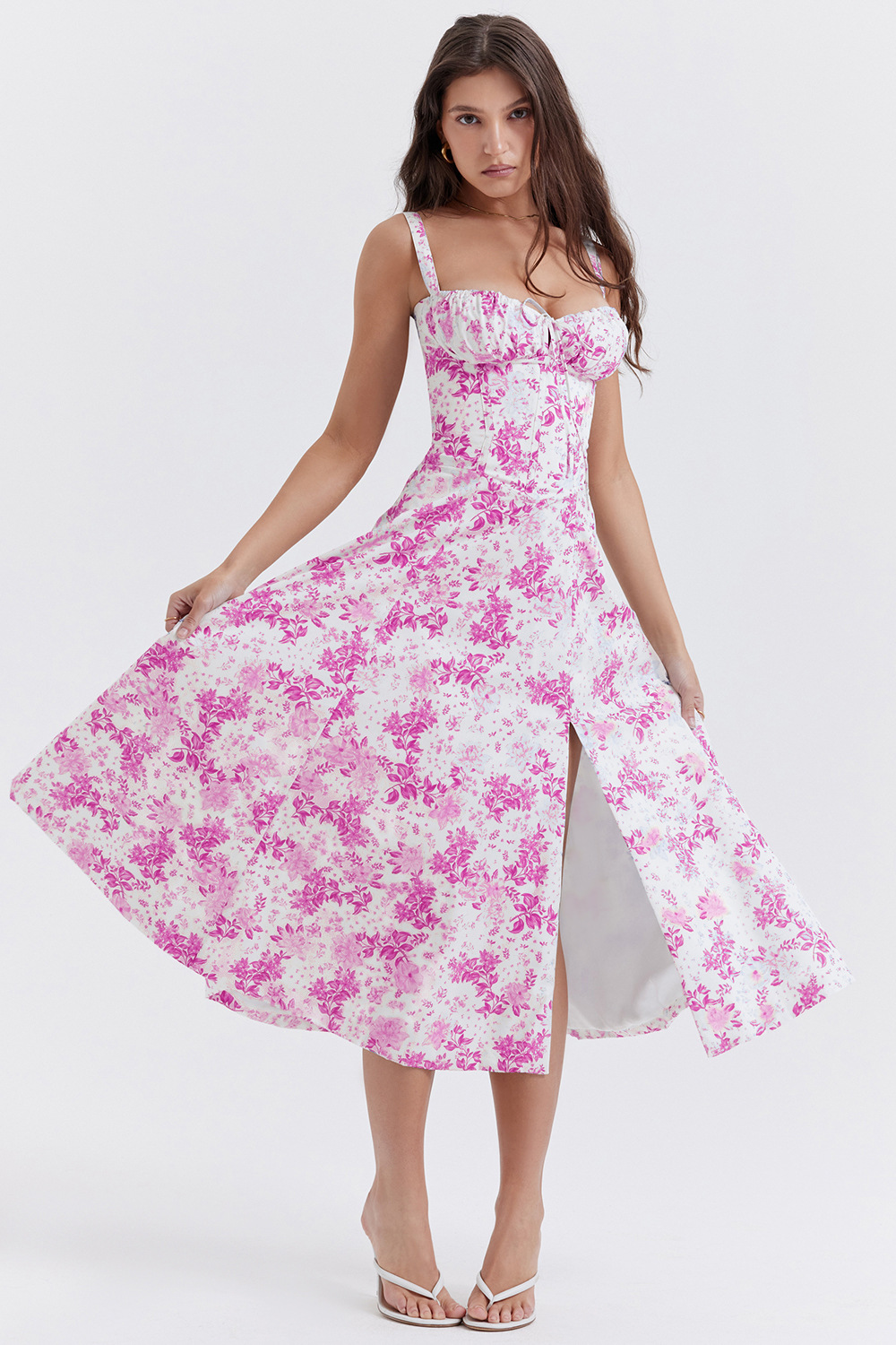 👗Comfortable Beauty-No underwire-Print Bustier Sundress😍Fits All Sizes Up To 4XL & 50% OFF
