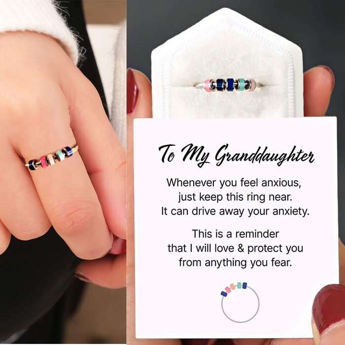 🔥LAST DAY 49% OFF🎁Anxiety Relieving Enamel Fidget Ring