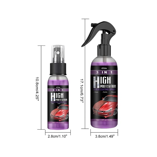 3 in 1 Ceramic Car Coating Spray(30% OFF)