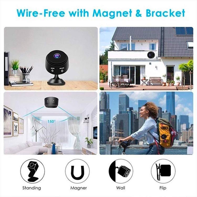 [Last Day Promotion 55% OFF] 1080P HD Mini Spy Camera Wi-Fi Wireless, Remote View, Motion Detection, Night Vision!
