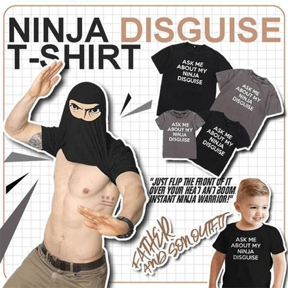 BUY 2 FREE SHIPPING-Ninja Disguise T-shirt