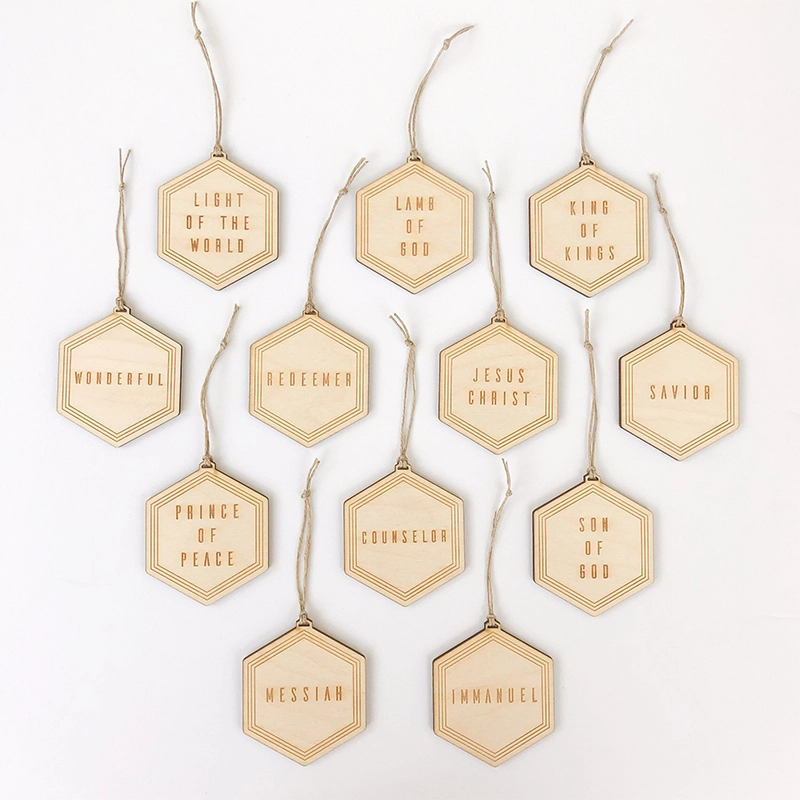 Names Of Jesus Ornaments 25 Pcs