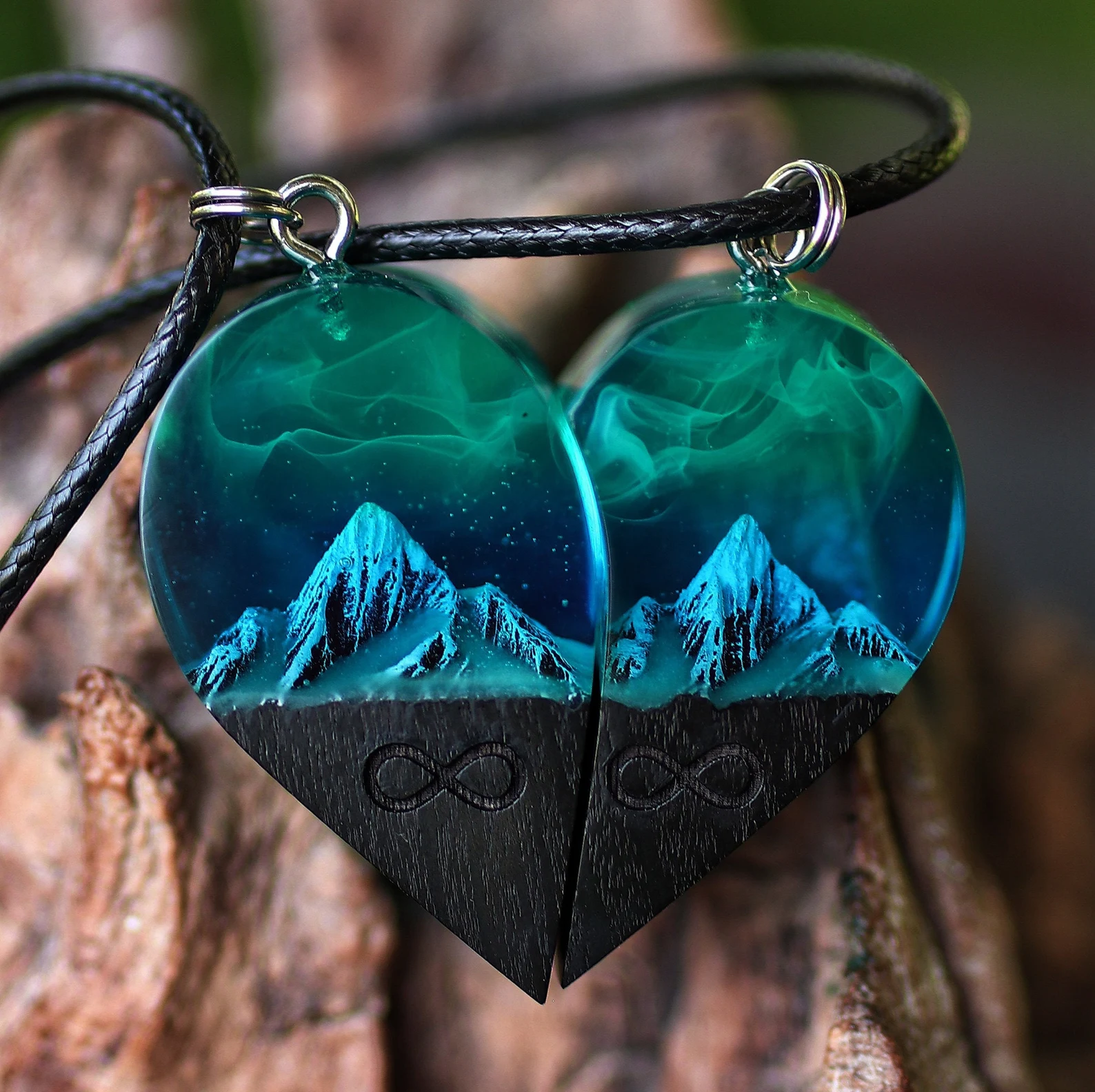 Iceberg Heart Necklace