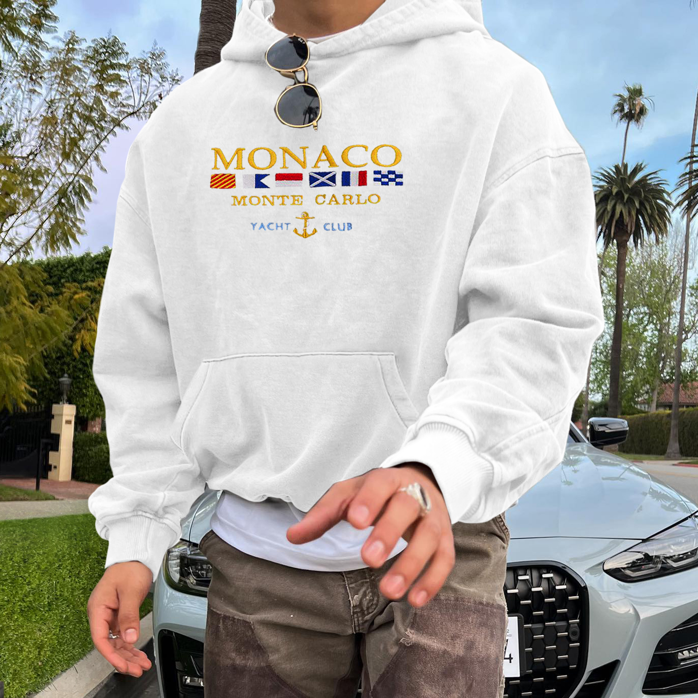 monte carlo yacht club hoodie