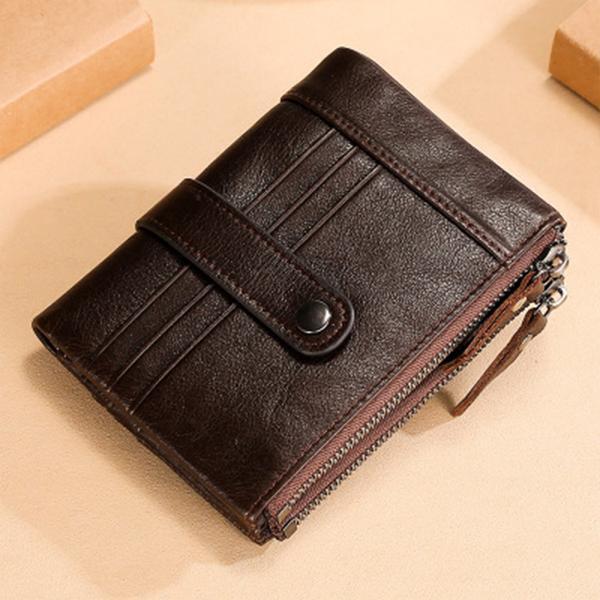 Men's RFID Anti-theft Retro Wallet