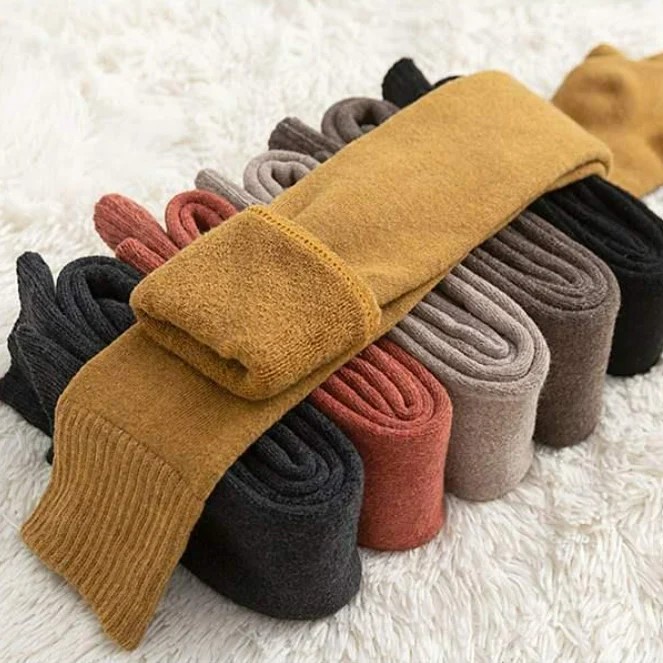 (🔥Christmas Hot Sale-SAVE 50% OFF) Thickened Warm Fleece Knitted Stockings -BUY 3 GET 2 FREE NOW