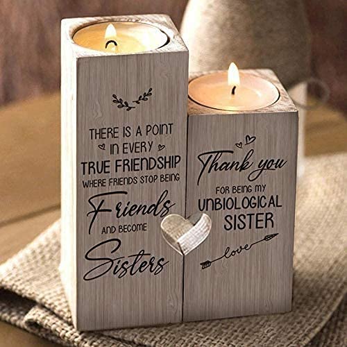 🎁(Last Day 70% OFF)🎁Smile A Lot More -Wooden Candle Holder