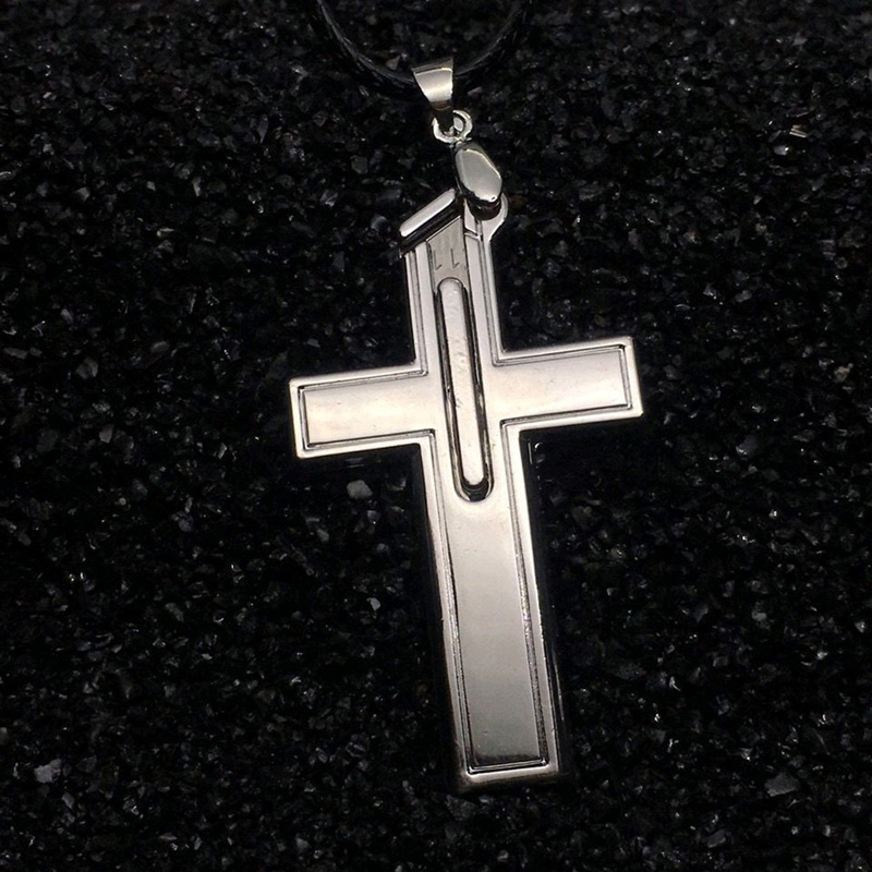 Cross Necklace Pendant Self-Defense - undeadback