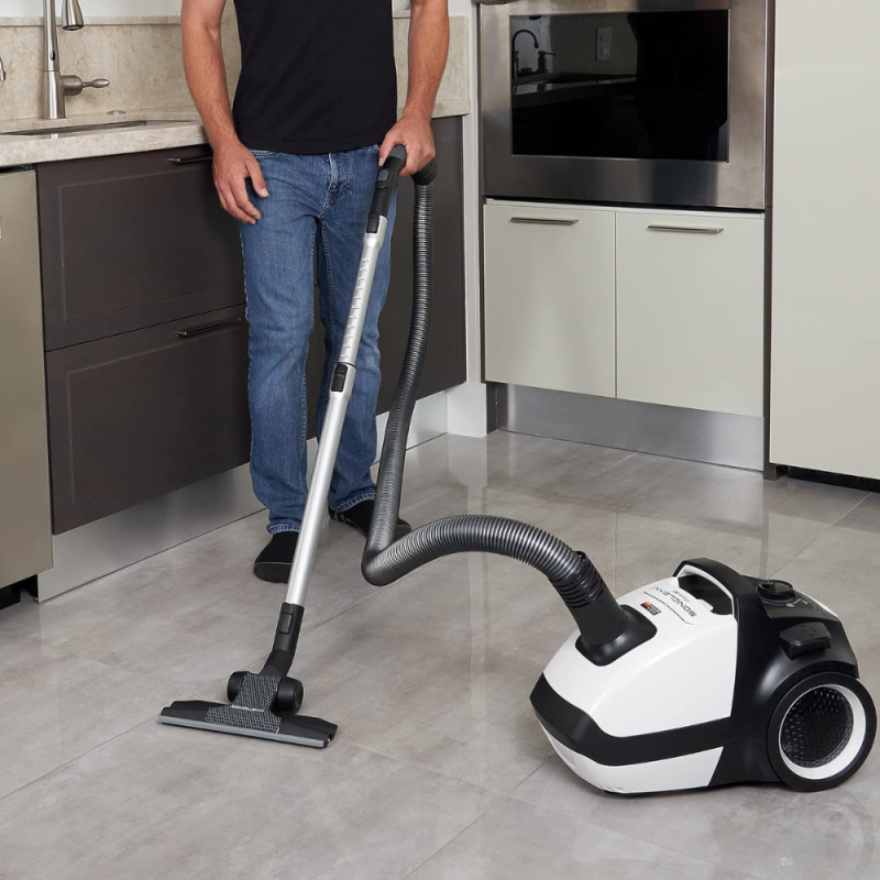 Soniclean WhisperJet Canister Vacuum Cleaner Ultra-Quiet Operation